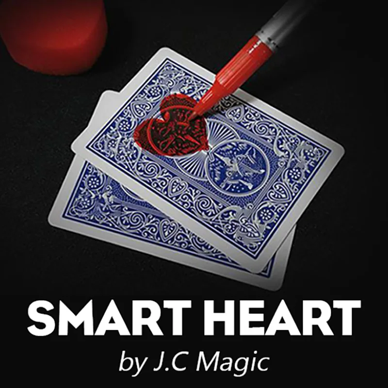 Smart Südame Mustkunsti Süda Kaovad Kaart Muutus Magia Mustkunstnik Lähedalt Street Illusioonid Trikkide Poker Mentalism Rekvisiidid