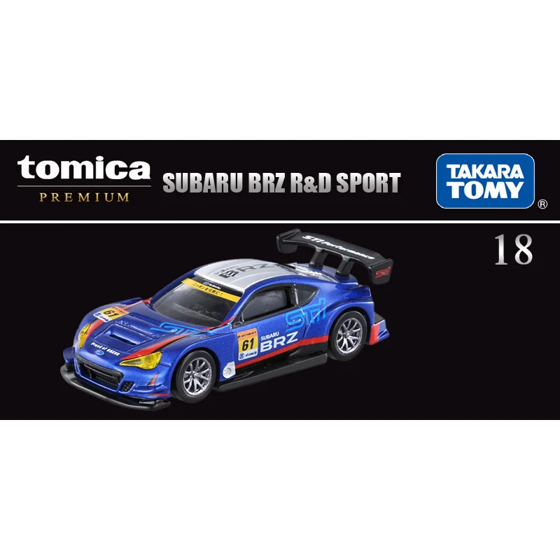 Takara Tomy Tomica TP18 Premium Subaru BRZ R&D Sport Diecast Võidusõidu Auto Mudel Auto Mänguasi Kingitus Poisid ja Tüdrukud Lapsed