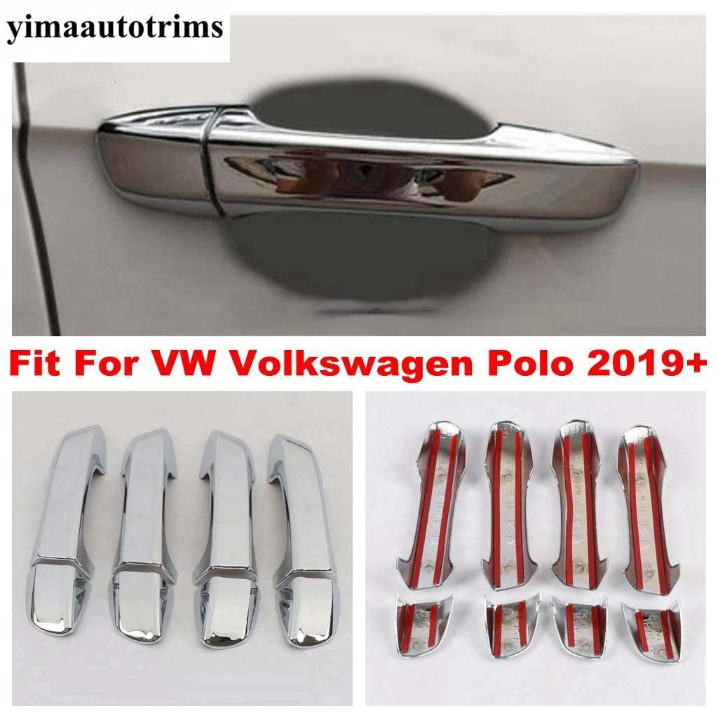 Tarvikud Sobivad VW Volkswagen Polo 2019 2020 2021 2022 ABS Plastikust Auto Uks Tõmba Ukselink Hakkama Saagi Katta Sisekujundus