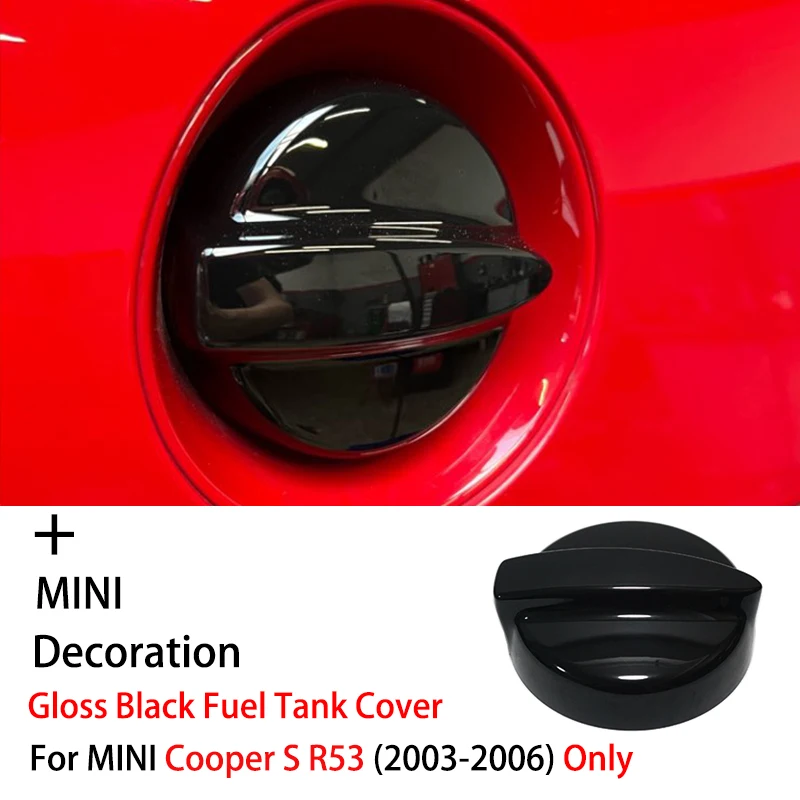 Täiesti Uus Plastikust Ray Stiilis Musta Kütusepaagi Kaas MINI Cooper S R53 Ainult 2003-2006 (1TK/SET) Auto-Styling Tarvikud