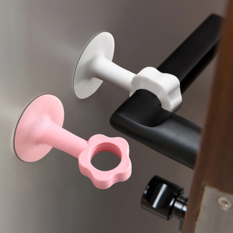 Ukse vaakum tasuta perforeeritud silikoon kokkupõrke-ukse-stopp-padi wc ukse touch peatus ukse käepide ukse imiseade
