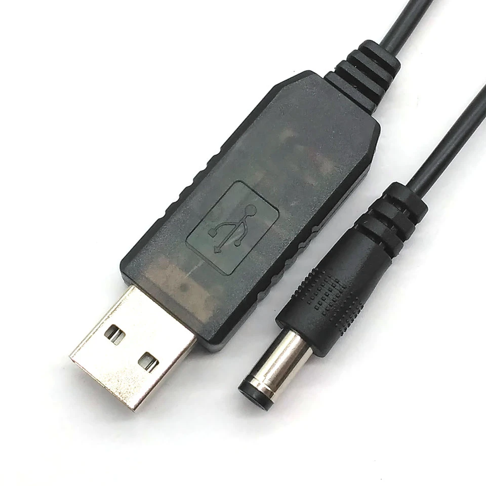 USB Power Boost Line DC 5V DC 9V/12V Step UP Mooduli USB-Converter-Adapter-Kaabel 2.1x5.5mm Pistik