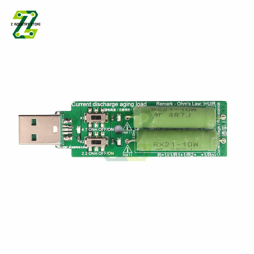 USB Takisti Tester SM Elektroonilise Koormus Reguleeritav Lüliti Patarei Pinge Heakskiidu Vastupidavus Test, 2X10W