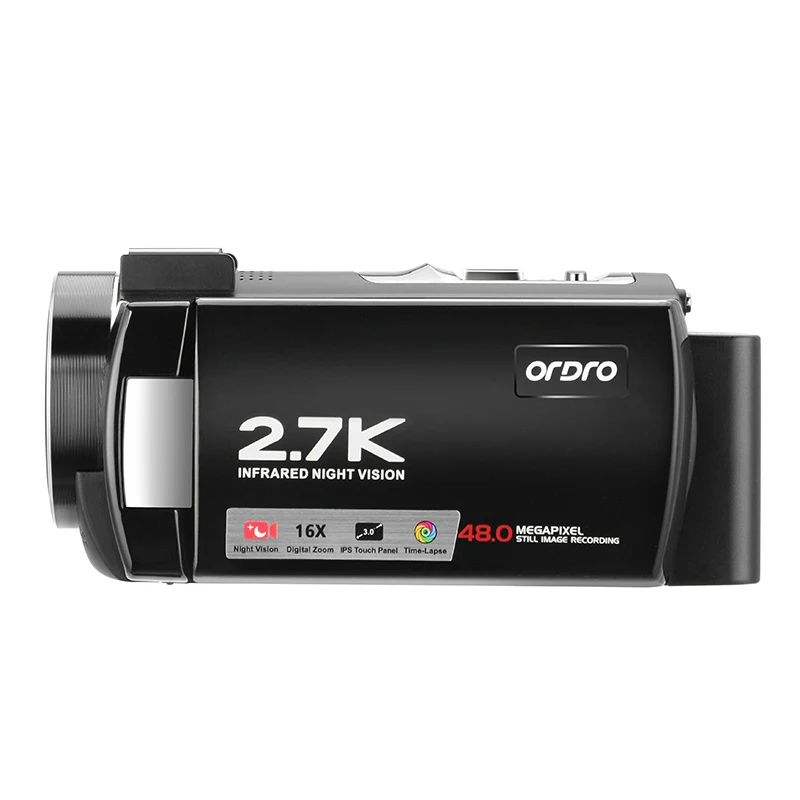 Video Kaamera Ordro AE7 2.7 K Öise Nägemise Infrapuna Digitaalne Videokaamera, Full HD Filmadora Camara Vlog jaoks Youtuber Algaja
