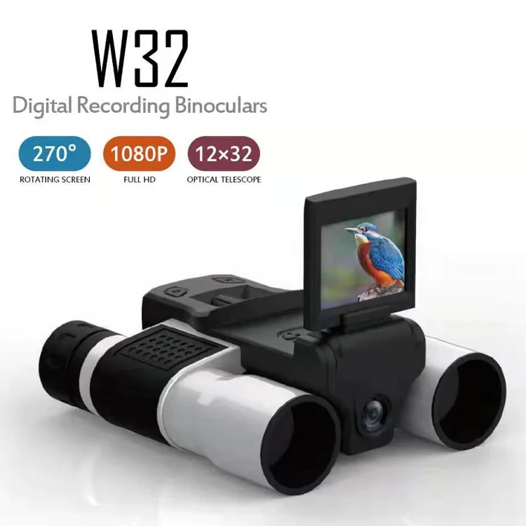 W32 2 1 2.0 Tolline Digitaalne Teleskoobid digitaalkaamera 270° Pööratav TFT-Ekraan 12x Optiline Suum 1080P Video Jahib Kalapüük