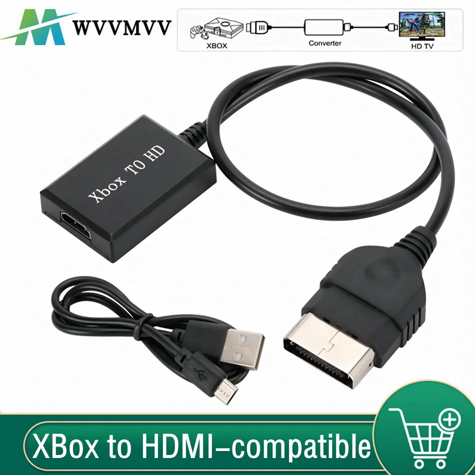 WvvMvv XBox HDMI-ühilduva Video-Converter-Adapter-HD 1080P/720P puhul, Mille USB-Juhe Mudelid, Originaal Konsoolid