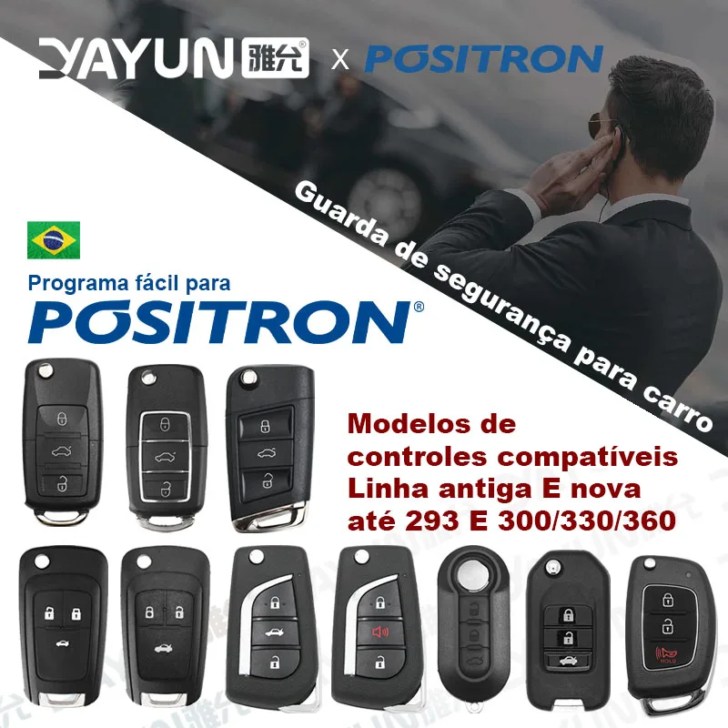 YAYUN Brasiilia puldiga PXN DPN Seeria Positron PST Alarm 4 nuppu Uus ja Vana Flex Line 293 300 330 360 Tasuta Shipping