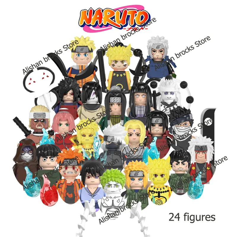 Ühe Müügi Naruto plokid ehitusplokid Anime multikas Jaapani Tähemärki Mini Tegevus Arvandmed Pead Kid Mänguasjad, Jõulud Kingitused